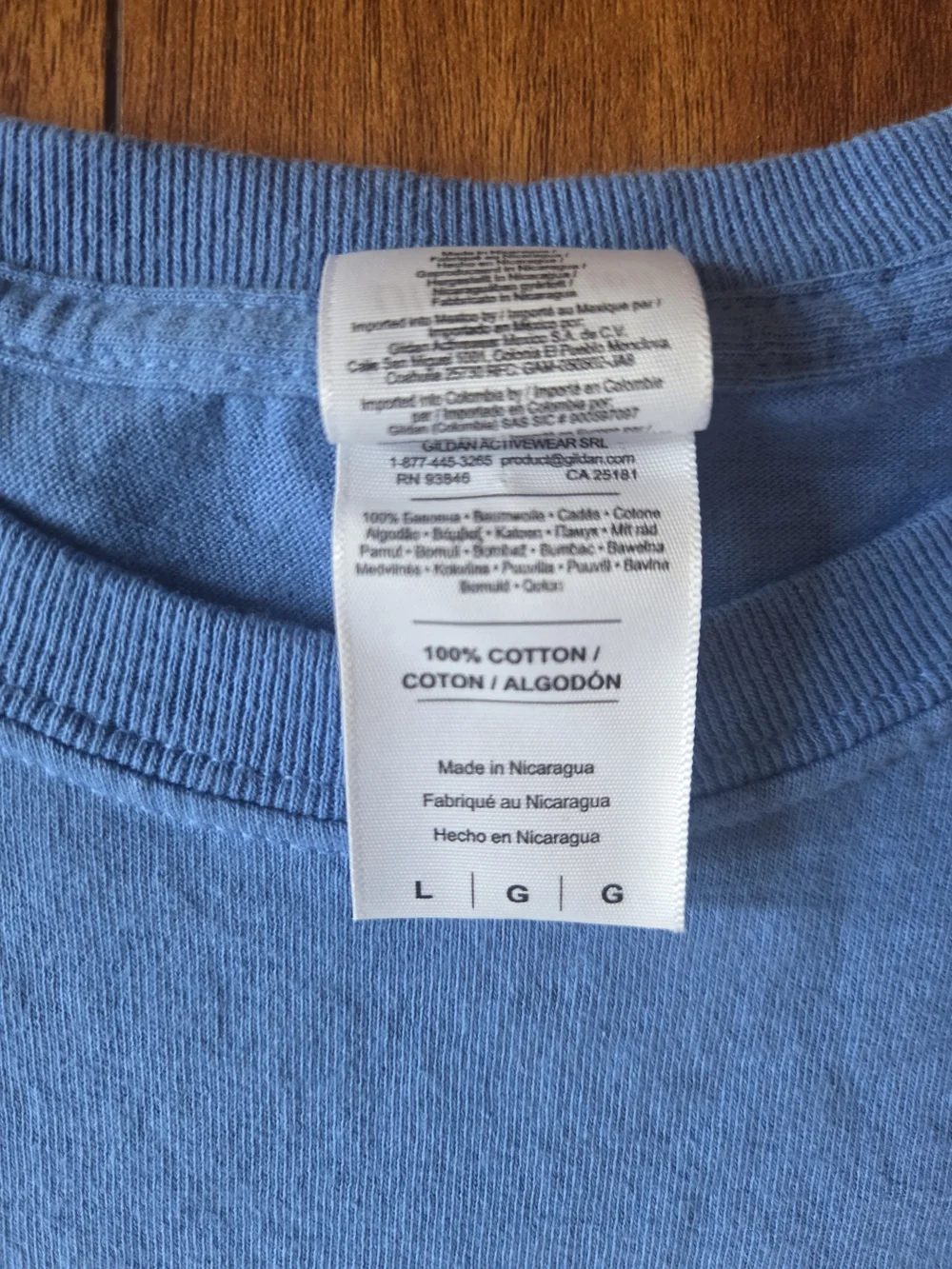 Lady Antebellum Blue Graphic Band Tour T-Shirt - SIZE LARGE - Picture 3 of 5